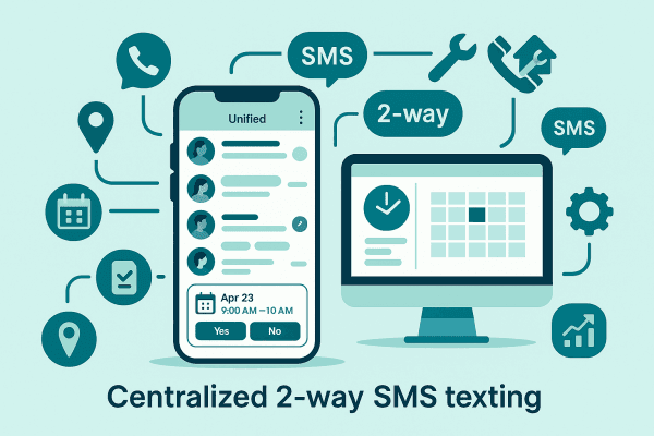 Centralized 2-Way Texting for Contractors: How Toolsey Turns Conversations into Jobs