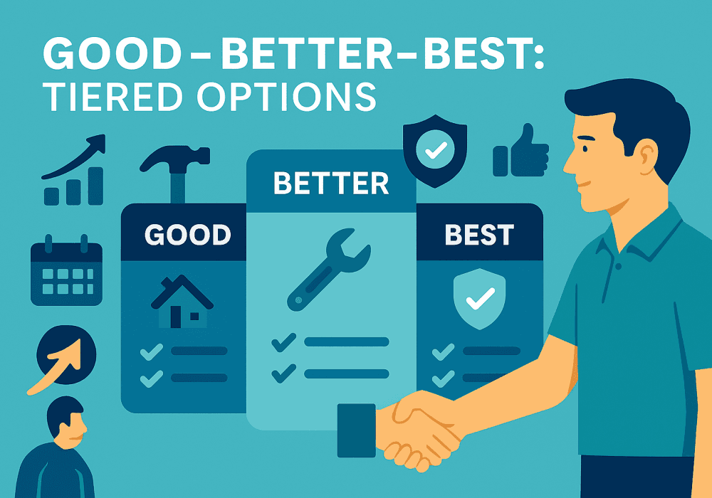 Good–Better–Best: How Tiered Options Drive Revenue in Home Services